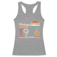 Vintage 1976 Limited Edition Racerback Tank Top Retro Sunset 50th Birthday Graphic