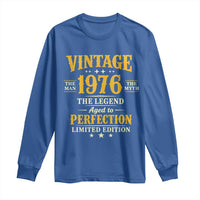 Vintage 1976 Aged to Perfection Long Sleeve Shirt Limited Edition Retro 50th Birthday