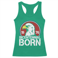 Patriotic Bicentennial Born 1976 Racerback Tank Top American Bald Eagle 50th Birthday