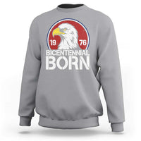 Patriotic Bicentennial Born 1976 Sweatshirt American Bald Eagle 50th Birthday
