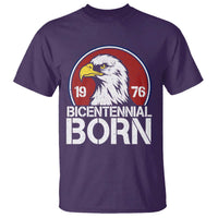 Patriotic Bicentennial Born 1976 T Shirt American Bald Eagle 50th Birthday