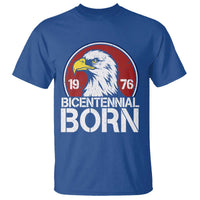 Patriotic Bicentennial Born 1976 T Shirt American Bald Eagle 50th Birthday