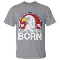 Patriotic Bicentennial Born 1976 T Shirt American Bald Eagle 50th Birthday