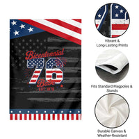 Retro Bicentennial Babe Est 1976 Patriotic Garden Flag 4th of July 50th Birthday Gift