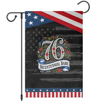 Vintage Floral Bicentennial Babe Est 1976 Patriotic Garden Flag Elegant 50th Birthday