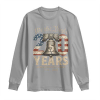 We The People 250 Years Liberty Bell Patriotic Long Sleeve Shirt American Semi-Quincentennial