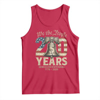 We The People 250 Years Liberty Bell Patriotic Tank Top American Semi-Quincentennial