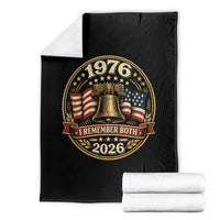 Bicentennial Born 1976 Liberty Bell Throw Blanket America 250th Anniversary 50th Birthday