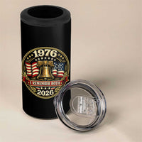 Bicentennial Born 1976 Liberty Bell 4 in 1 Can Cooler Tumbler America 250th Anniversary 50th Birthday