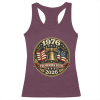 Bicentennial Born 1976 Liberty Bell Racerback Tank Top America 250th Anniversary 50th Birthday
