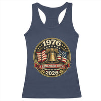 Bicentennial Born 1976 Liberty Bell Racerback Tank Top America 250th Anniversary 50th Birthday