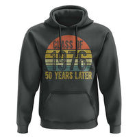 Class of 1976 50 Years Later Hoodie Retro Sunset Graduation Birthday 50th Milestone