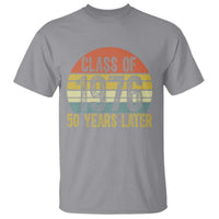Class of 1976 50 Years Later T Shirt Retro Sunset Graduation Birthday 50th Milestone