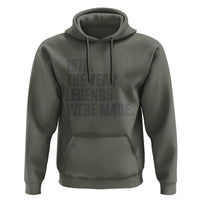 1976 The Year Legends Were Made Hoodie Minimalist Retro 50th Birthday