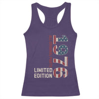 Vintage 1976 All Original Parts Racerback Tank Top Patriotic US Flag 50th Birthday Gift