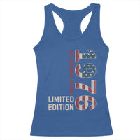 Vintage 1976 All Original Parts Racerback Tank Top Patriotic US Flag 50th Birthday Gift