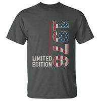 Vintage 1976 All Original Parts T Shirt Patriotic US Flag 50th Birthday Gift