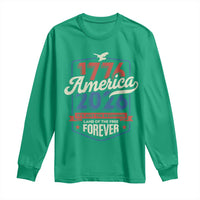 America 250th Anniversary 1776 to 2026 Long Sleeve Shirt Land Of The Free Patriotic Gift