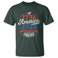 America 250th Anniversary 1776 to 2026 T Shirt Land Of The Free Patriotic Gift