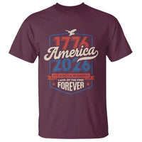 America 250th Anniversary 1776 to 2026 T Shirt Land Of The Free Patriotic Gift