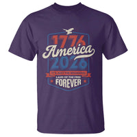 America 250th Anniversary 1776 to 2026 T Shirt Land Of The Free Patriotic Gift