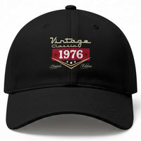 Vintage Classic 1976 Limited Edition Baseball Cap Luxury Retro Milestone Birthday