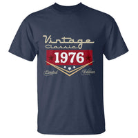 Vintage Classic 1976 Limited Edition T Shirt Luxury Retro Milestone Birthday