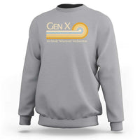 Gen X We Made Whatever An Emotion Sweatshirt Vintage Retro 70s Rainbow Graphic