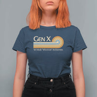 Gen X We Made Whatever An Emotion T Shirt For Women Vintage Retro 70s Rainbow Graphic