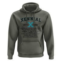 Xennial Definition 1977 to 1985 Hoodie Vintage Dictionary Style Graphic