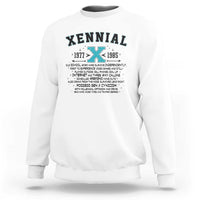 Xennial Definition 1977 to 1985 Sweatshirt Vintage Dictionary Style Graphic