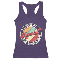 Xennial The Best of Two Generations Racerback Tank Top Retro Sunset Vintage 70s Graphic