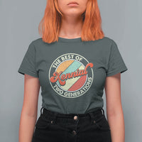 Xennial The Best of Two Generations T Shirt For Women Retro Sunset Vintage 70s Graphic