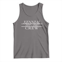 Xennial Crew 1977 to 1983 Tank Top Minimalist Bold Typography Graphic
