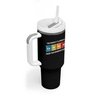 Xennial The Perfect Elements From Two Generations Tumbler With Handle Periodic Table Science Graphic