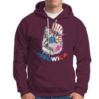 American Cat Hoodie Patriotic Cat Meowica Bubblegum 4th of July Funny Cat Lover - Wonder Print Shop