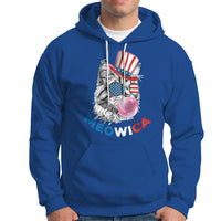 American Cat Hoodie Patriotic Cat Meowica Bubblegum 4th of July Funny Cat Lover - Wonder Print Shop
