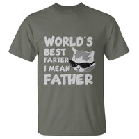 Cat Dad T Shirt Funny World's Best Farter I Mean Father Best Cat Dad Ever - Wonder Print Shop