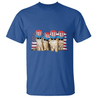 American Cat T Shirt Funny USA Patriotic Cat Happy 4th July Gifts for Cat Lovers - Wonder Print Shop