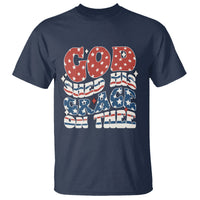 God Blessing T Shirt God Shed His Grace On Thee Amercan Flag - Wonder Print Shop