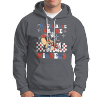 USA Party Hoodie Hot Dog I'm Just Here For The Wieners 4Th Of July - Wonder Print Shop