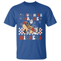 USA Party T Shirt Hot Dog I'm Just Here For The Wieners 4Th Of July - Wonder Print Shop