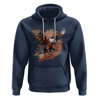 American Bald Eagle Hoodie Proud Patriotic US Pride 4th Of July - Wonder Print Shop