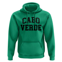 Cabo Verde Returns Home National Pride Varsity Style Hoodie Cape Verde Minimalist Text Graphic