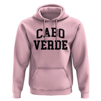 Cabo Verde Returns Home National Pride Varsity Style Hoodie Cape Verde Minimalist Text Graphic