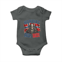 Fierce Norway Viking Warrior Ro Ro Baby Onesie Patriotic Norge Norwegian Flag Funny Rowing Support