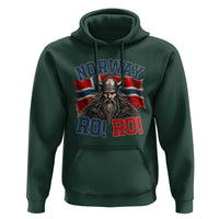 Fierce Norway Viking Warrior Ro Ro Hoodie Patriotic Norge Norwegian Flag Funny Rowing Support