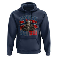 Fierce Norway Viking Warrior Ro Ro Hoodie Patriotic Norge Norwegian Flag Funny Rowing Support
