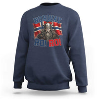 Fierce Norway Viking Warrior Ro Ro Sweatshirt Patriotic Norge Norwegian Flag Funny Rowing Support