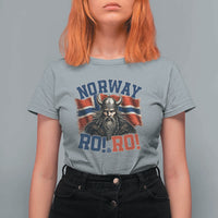Fierce Norway Viking Warrior Ro Ro T Shirt For Women Patriotic Norge Norwegian Flag Funny Rowing Support